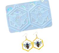 Winged Charm Silicone Mold, Resin Jewelry Casting Shape, Pendant Earring Maker, Framed Border Detail, Flexible Hobby Supply, Piece Tool Nature Pendant Casting Form Silicone Jewelry Cavity Winged Charm