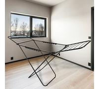 Winged Clothes Airer Drying Rack Folding Towel Laundry Horse 22 Bar