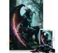 Winged Dark Fairy in Forest for Adults 1000 Piece Puzzle Think Training Serene Escape Defined Edges Creative Gift (50x75cm)