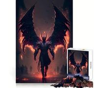 Winged Demon for Adults 1000 Piece Puzzle Think Training Serene Escape Defined Edges Creative Gift (50x75cm)
