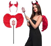 Boland 73209 Winged Devil Set, Multi-Coloured, 58 (EU)