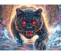 Winged Dragon 500 Pieces Set Classic Jigsaw Puzzle Dreamy Scenic Fauna Couple Puzzle Partners Mind Relaxation Wall Decor Easter New Year Recycled Cardboard Material 500 PCS