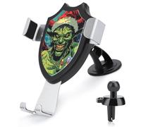 Winged Evil Krampus Xmas Claus Car Phone Holder Rotatable Mount Dashboard Windshield Air Vent Accessories