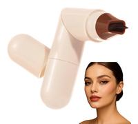 Winged Eyeliner Stamp Pen Set - Double-Ended Liquid Eyeliner & Rotating Wing Stamp - Effortless One-Second Press Design for Beginners & All Eye Shapes - Long Lasting & Smudge-Proof