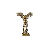 Winged For Victory Goddess Resin Sculpture Desktop Ornament Statue Embodying and Encouragement with Graceful Wings Design (E5-181511)