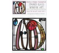 Winged Heart Static Window Cling in House for an Art Lover Design