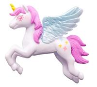 Winged Horse Cake Topper Figurine | Cartoon Animal Cupcake Toppers for Boys Birthday Party | One-Horned HorsesStatue for Cake Decoration, Car Dashboard Ornament & Diy Landscaping | Kids Party Supplies