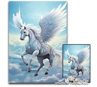 Winged Horse in The Sky Puzzles for 1000 Piece paper Jigsaw Puzzles for Adults Home Decor Brain Teaser Game for TeenagersFamily Interaction 1000 PCS(38x26cm)
