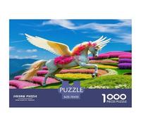 Winged Horse Jigsaw Puzzles for Adults 1000 Piece Kids Learning Educational Toys Horse Print Family Games 70x50cm/1000pcs