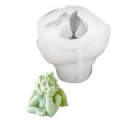 Winged Little Girl Statue Silicone Molds for Epoxy Resin Soap Home Decoration Cement Gypsum Silicone Molds Making