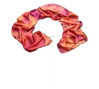 Winged Sirenny Silk Dance Ribbon Streamer 250cm (98in) with Rod, Elegant Performance & Flow Arts Prop for Play, Stage, Festivals. Hand Painted & Made (Copper tie-dye)