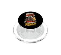 Winged Sprint Car Dirt Track Slide Racing Humor PopSockets PopGrip for MagSafe