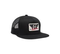 Winged Trucker Cap in Black