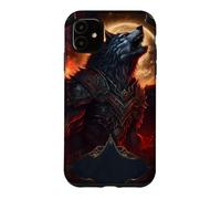 Winged wolf the myth under the moon Case for iPhone 11
