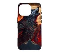 Winged wolf the myth under the moon Case for iPhone 16 Pro