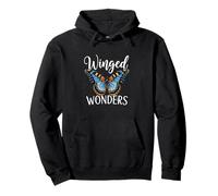 Winged Wonders Butterfly Lover Nature Pullover Hoodie