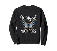Winged Wonders Butterfly Lover Nature Sweatshirt