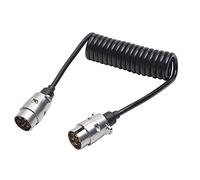 WingFly 7 Pin Trailer Board Extension Lead, Trailer Extension Cable 7 Pin Plug Socket Extension Cable Adaptor Electrical 7 Core Connector for Towing Caravan Truck (3M)