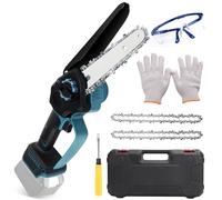 WingFly Mini Chainsaw Compatible with Makita 18 V Battery, 6 Inches Cordless Chainsaw for Pruning with Brushless Motor, Electric Chainsaw for Wood Cutting (No Battery)