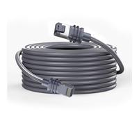 WingFly Starlink Gen 3 Cable, Starlink Cable Extension for Starlink Standard Actuated Gen 3 / Satellite V3, Replacement Starlink Ethernet Cable Gen 3 Waterproof Gray (46M)