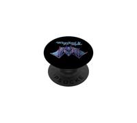 Winging it Bat Illustration Purple Bats PopSockets Adhesive PopGrip