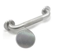 WingIts WGB6SSKN18 Standard Grab Bar, Diamond Knurled Grip, Concealed Mount, Satin Knurled Stainless Steel, 18-Inch Length by 1.50-Inch Diameter