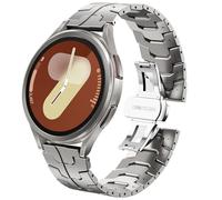WINGLE for Samsung Galaxy Watch Strap 40mm 44mm, 20mm Stainless Steel Strap Metal Band for Galaxy Watch 7/6/5/4 40mm 44mm,Galaxy watch FE 40mm,Galaxy Watch 6 Classic 43mm 47mm,Galaxy Watch 5 Pro 45mm