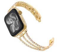 WINGLE Metal Straps for Apple Watch SE 3 2 1/Series 12 11 10 9 8 7 6 5 4 3 | Bling Diamond Rhinestone Stainless Steel Strap for iWatch 38mm 40mm 41mm 42mm 44mm 45mm 46mm for Women