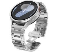 WINGLE Samsung Galaxy Watch Strap 20mm Stainless Steel Metal Band for Watch 7/6/5/4 40mm 44mm, FE 40mm, 6 Classic 43mm 47mm, 5 Pro 45mm