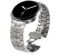 WINGLE Titanium Bands for Galaxy Watch 9/8/ 8 Classic Band Samsung Galaxy Watch 9 Band Men 46mm 44mm 40mm Rugged Durable Armor Robust Metal Bands Classy Elegant Casual Business Strap Bracelet,Titanium
