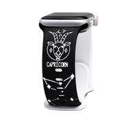 Wingoden Engraved Bands Compatible with Apple Watch Bands 40mm 38mm 41mm 44mm 45mm 42mm 49mm Women Men, Constellations Silicone Apple Watch Strap Sport iWatch Band Serise 9 8 7 6 5 4 3 2 1 SE Ultra 2