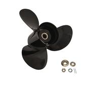 WINGOGO 765182 13.5 X 15 Pitch 3 Blade 13 Spline Tooth Outboard Boat Propeller Replacement for Johnson Evinrude OMC V4 Outboard 40-140 HP Aluminum Prop 0765182 13 1/2 X 15 with Hub Kit