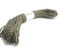 WINGONEER® 550 Paracord Mil Spec Type III 7 strand parachute cord Beige + Dark Grey 100 feet
