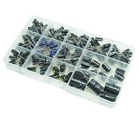 WINGONEER Capacitors 13 Values Total 200 PCS 0.47uF to 1000uF Electrolytic Capacitors Assortment Kit