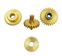 Wingostore 30 Notes Hand Crank Music Box Movement with Copper Gear DIY Make Your Music Tool Kit (CopperGear)