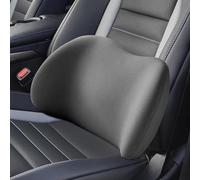 WINGOT Car Seats Headrest and Lumbar Cushion For Ford Focus St-Line 2015-2019, Ergonomic Car Seat Headrest Neck Rest Cushion Lumbar Support Pillow,Grey- Lumbar Cushion