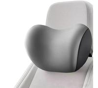 WINGOT Car Seats Headrest and Lumbar Cushion For Mini Countryman One/Cooper/Cooper S/Cooper SE 2000-2023 2024, Ergonomic Car Seat Headrest Neck Rest Cushion Lumbar Support Pillow,Grey-Headrest