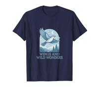 Wings And Wild Wonders Birding Bird Watching T-Shirt