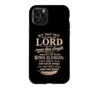 Wings As Eagles Isaiah 40 31 Christian Scripture Gifts Case for iPhone 11 Pro