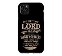 Wings As Eagles Isaiah 40 31 Christian Scripture Gifts Case for iPhone 11 Pro Max