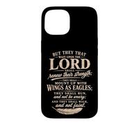 Wings As Eagles Isaiah 40 31 Christian Scripture Gifts Case for iPhone 15