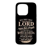 Wings As Eagles Isaiah 40 31 Christian Scripture Gifts Case for iPhone 15 Pro