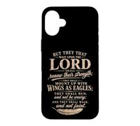 Wings As Eagles Isaiah 40 31 Christian Scripture Gifts Case for iPhone 16 Plus
