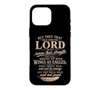Wings As Eagles Isaiah 40 31 Christian Scripture Gifts Case for iPhone 16 Pro Max