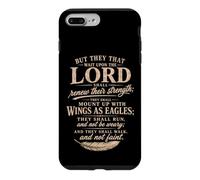 Wings As Eagles Isaiah 40 31 Christian Scripture Gifts Case for iPhone 7 Plus/8 Plus
