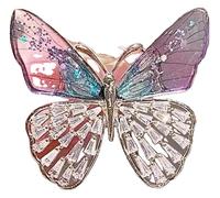 Wings Fairy Brooch Butterfly Ballet Dancer Pen Rhinestone Clothing Accessories, Klein, Non-precious metal