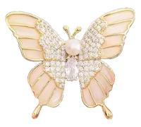 Wings Fairy Brooch Butterfly Ballet Dancer Pen Rhinestone Clothing Accessories, Klein, Non-precious metal
