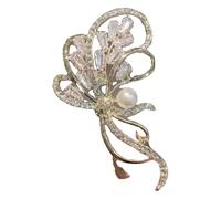 Wings Fairy Brooch Butterfly Ballet Dancer Pen Rhinestone Clothing Accessories, Klein, Non-precious metal