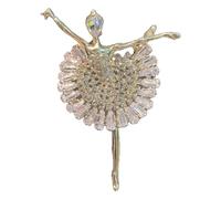 Wings Fairy Brooch Butterfly Ballet Dancer Pen Rhinestone Clothing Accessories, Klein, Non-precious metal