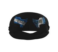 Wings Haiti and Guatemalan Guatemala Flag Sports Headband Stylish Yoga Exercise Hairbands Breathable